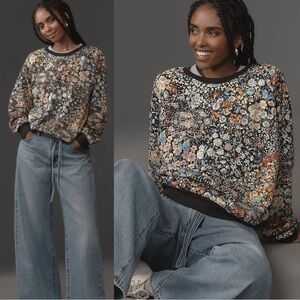 Maeve Floral Multicolor Sweatshirt